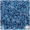 BeadTin Light Montana Blue Transparent 6mm Faceted Rondelle Plastic Craft Beads (1350pcs)